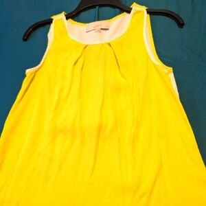 Gorgeous Yellow and White Blouse